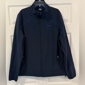 FILA Light Fleece Lined Jacket XL Navy